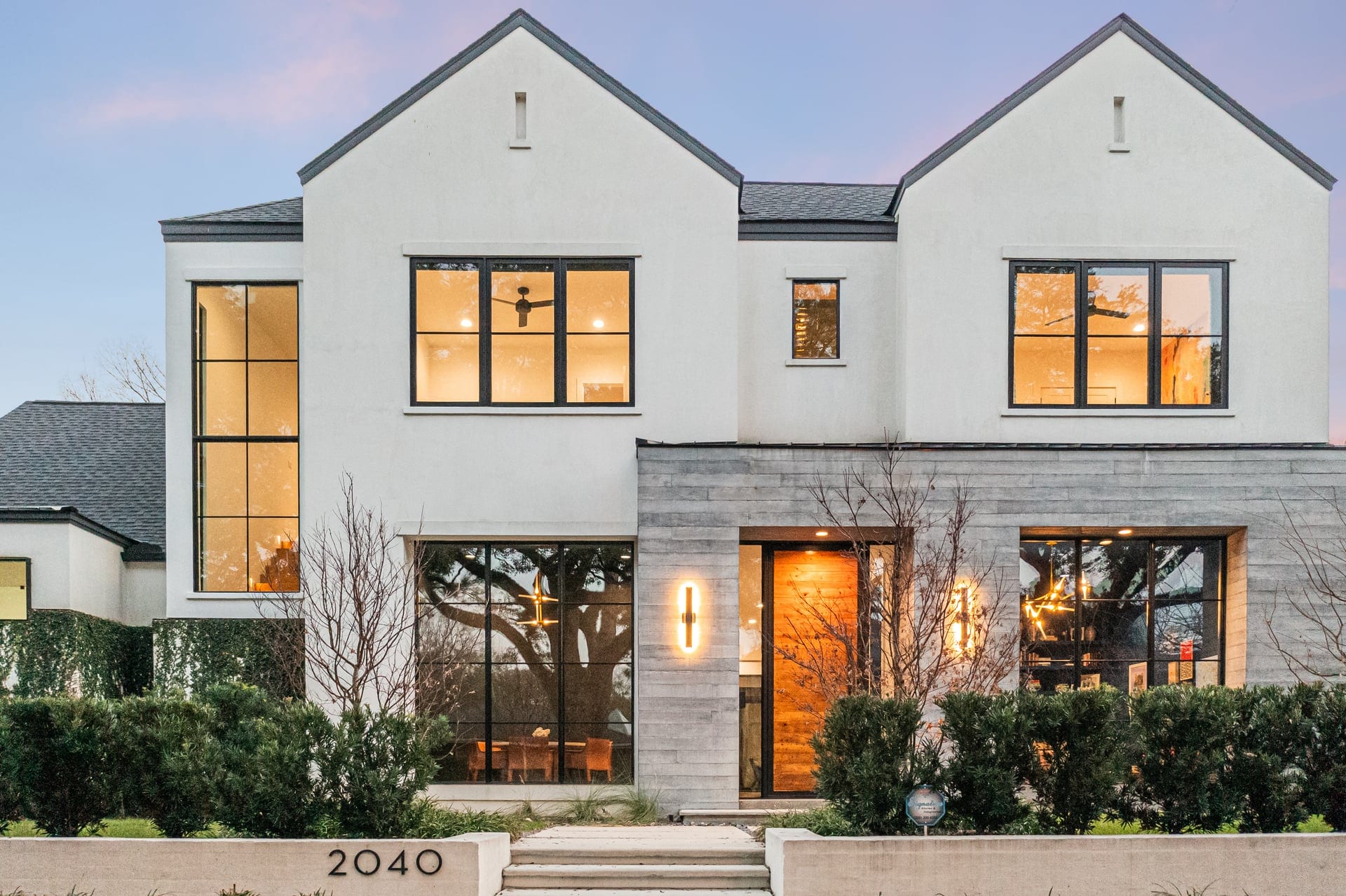Home twilight exterior